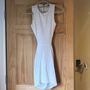 TOBI white sequenced dress